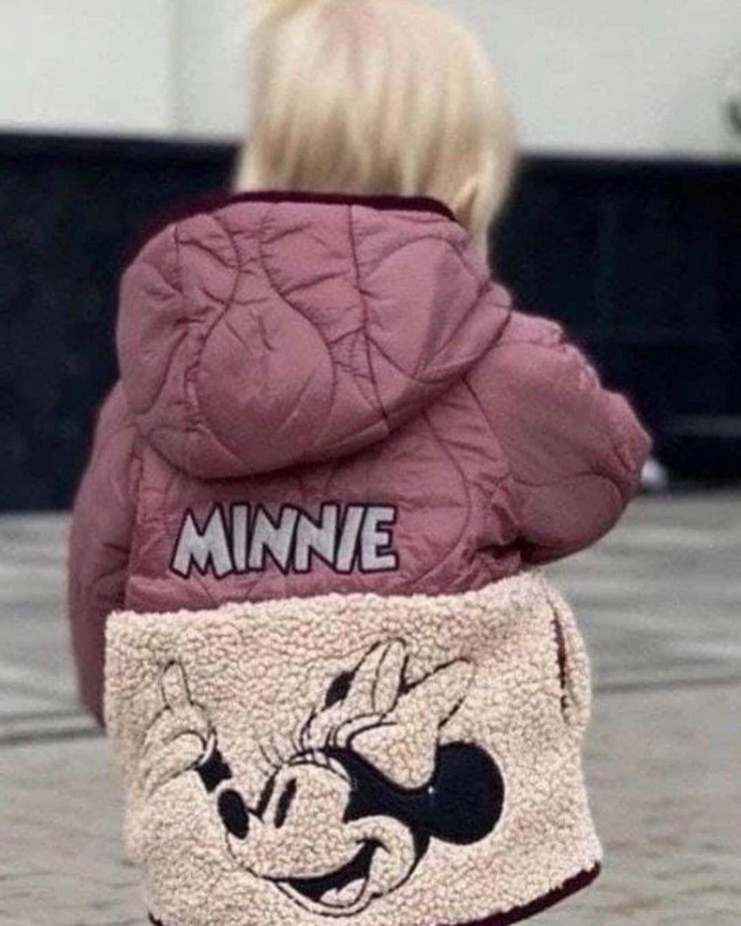 Peluş Detay Minnie Mont