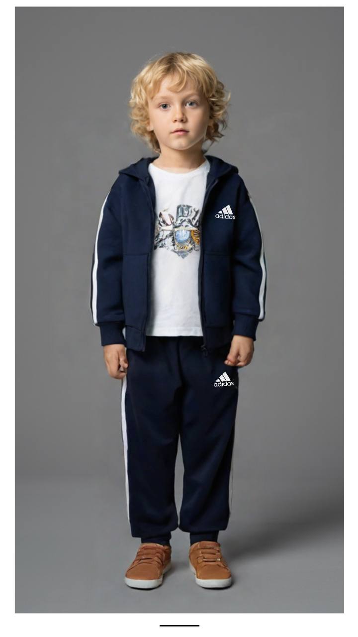 Lacivert Fermuarlı Adidas Takım