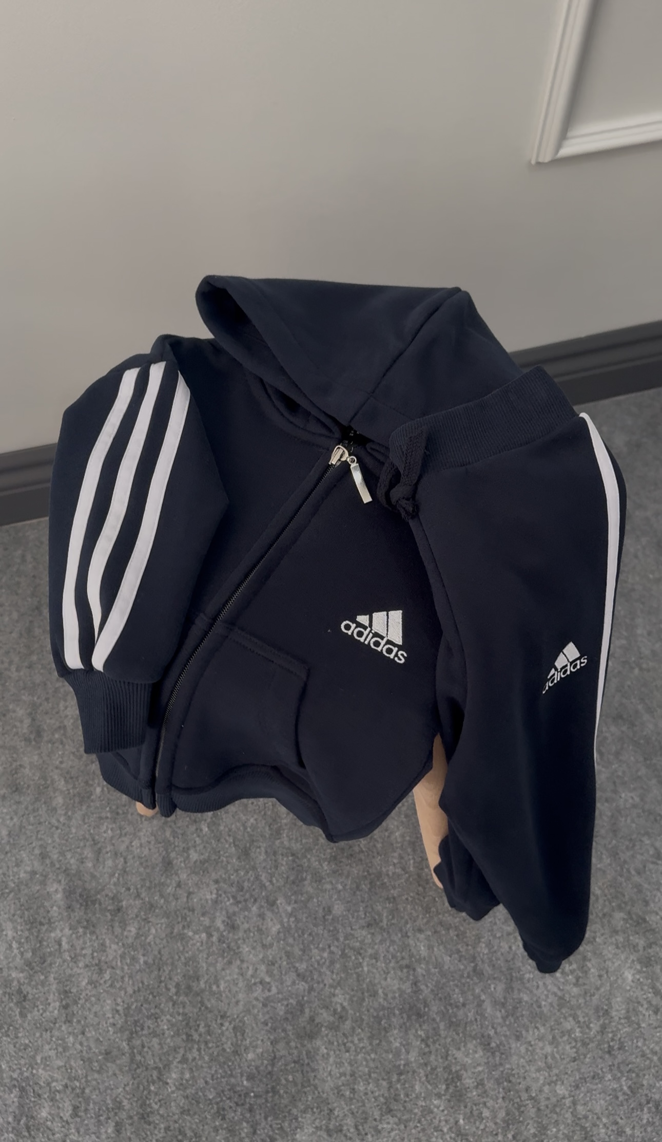 Lacivert Fermuarlı Adidas Takım