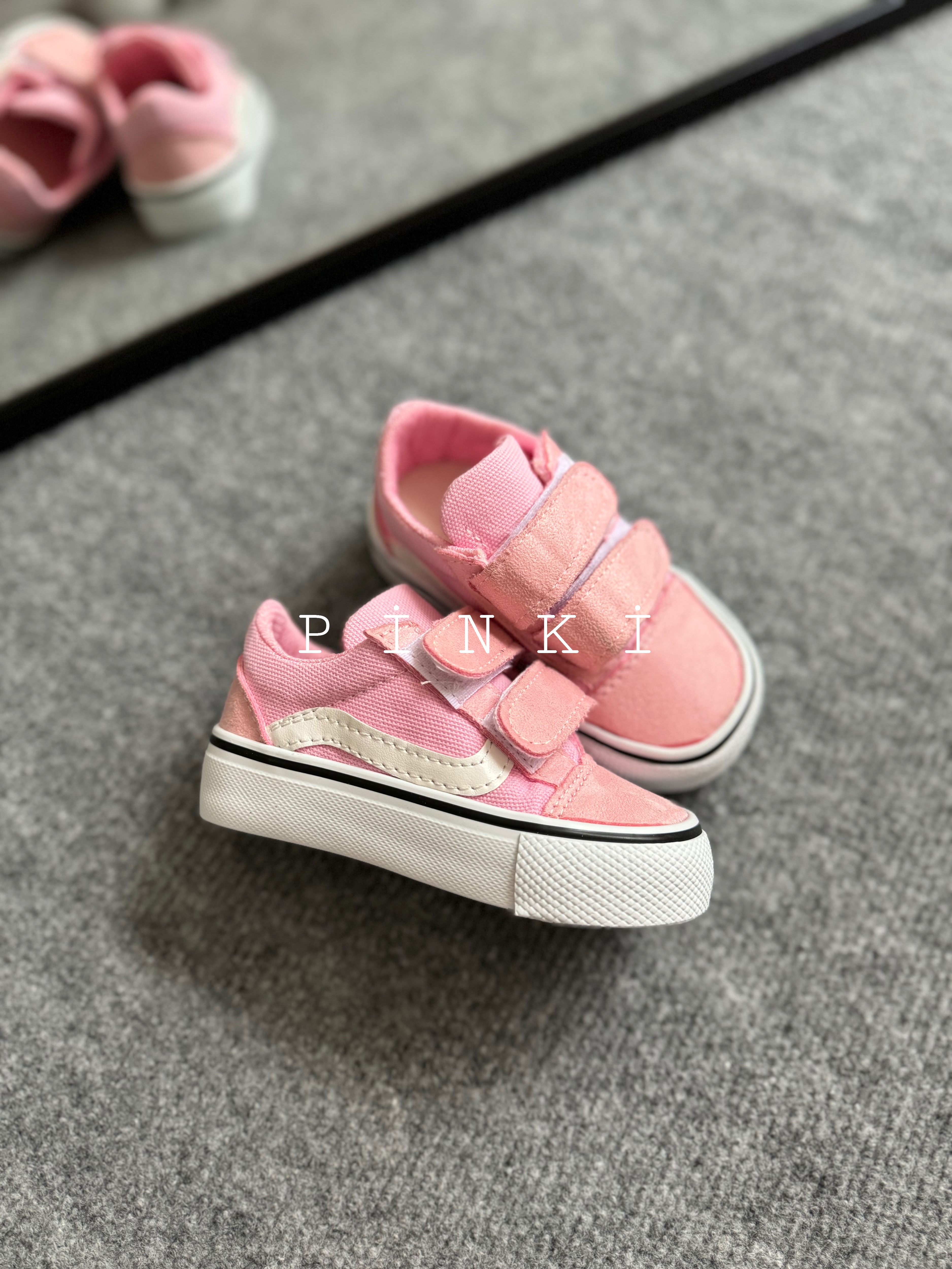 Pembe Keten Sneaker