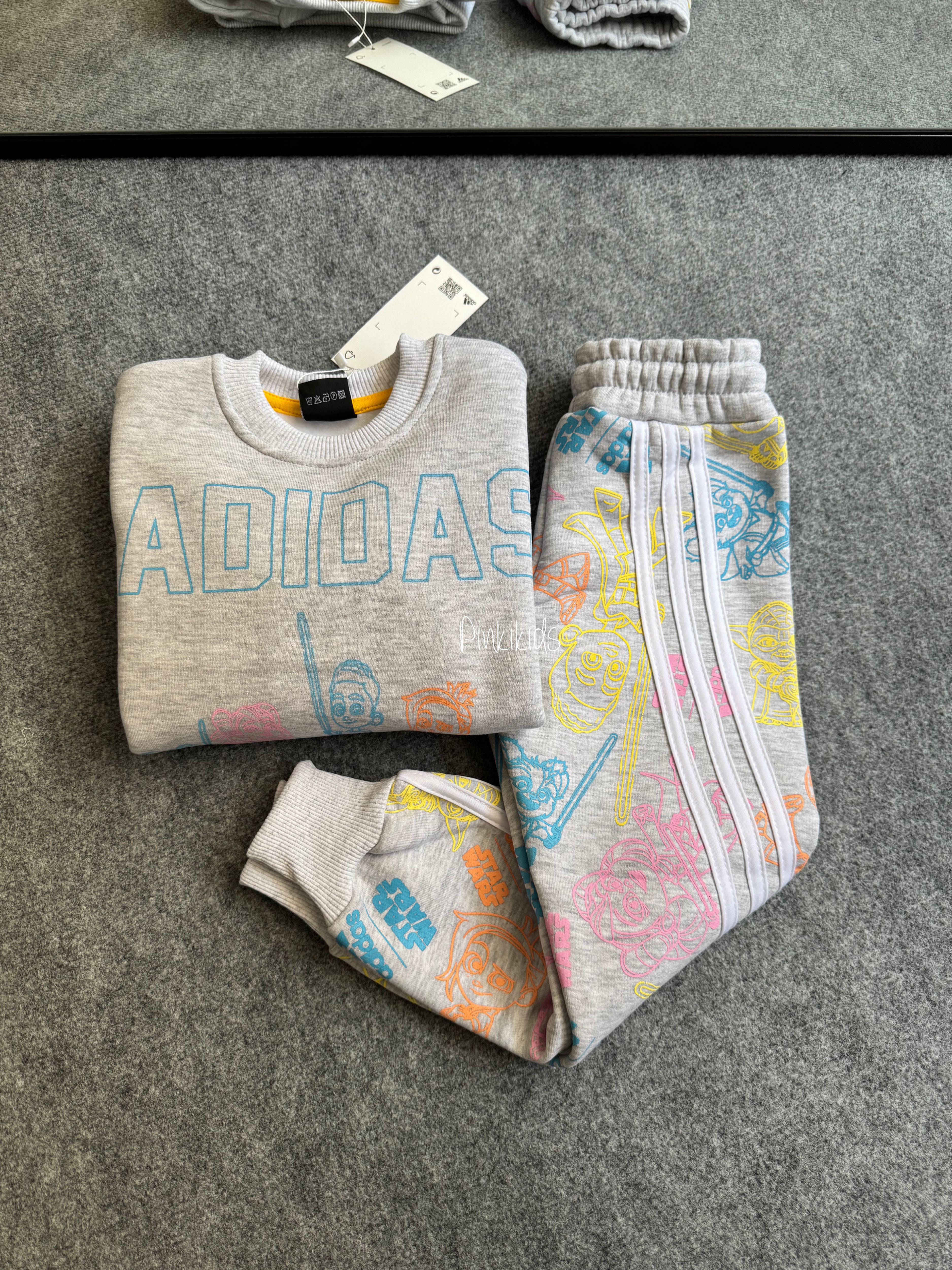 Adidas Starwars Gri Eşofman Takımı