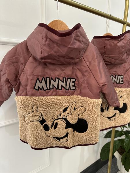 Peluş Detay Minnie Mont